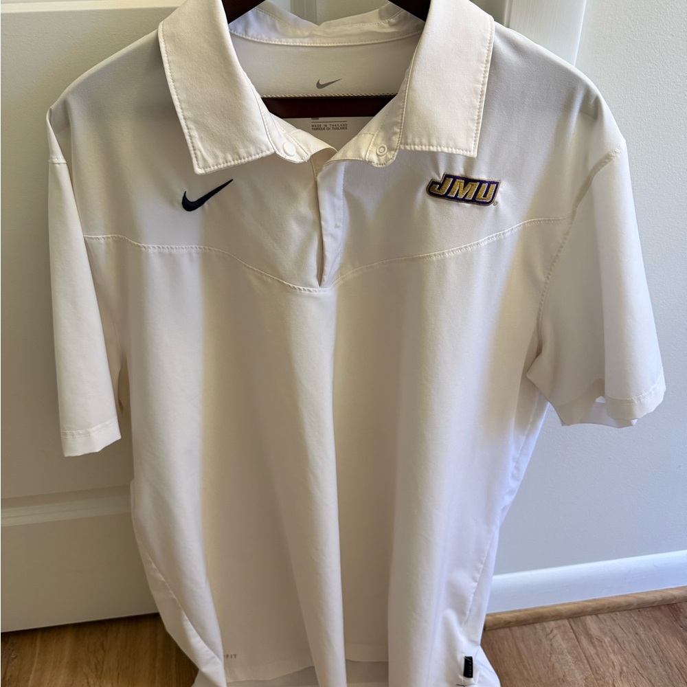 Nike JMU Cream Men's Polo Shirt with Logo